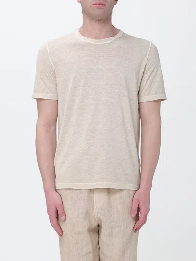 120% Lino Tシャツ  メンズ カラー サファリ In Neutral