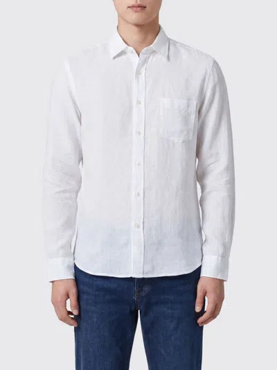 120% Lino T-shirt Men In White