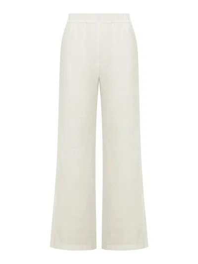 120% LINO WIDE LEG LINEN TROUSERS