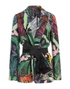 120% LINO 120% LINO WOMAN BLAZER GREEN SIZE 6 LINEN