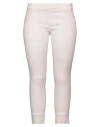 120% Lino Woman Pants Blush Size 14 Linen, Cotton, Elastane In Pink