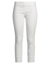 120% Lino Woman Pants Light Grey Size 10 Linen, Cotton, Elastane In Grey