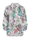 120% Lino Woman Top White Size 12 Linen In White