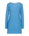 120% Lino Woman Sweater Light Blue Size Xl Cashmere