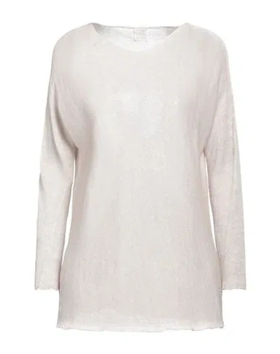 120% Lino Woman Sweater Beige Size M Linen