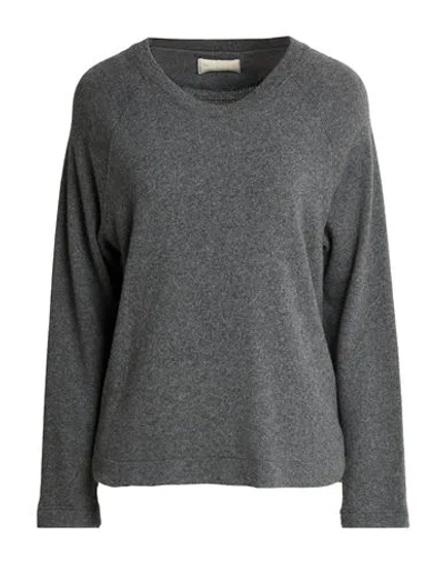 120% Lino Woman Sweater Grey Size M Cashmere, Modal, Wool
