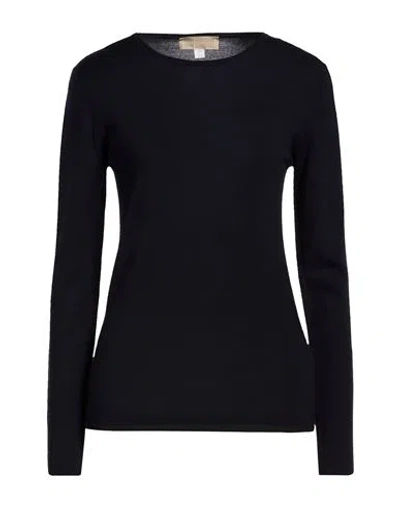 120% Lino Woman Sweater Midnight Blue Size M Merino Wool