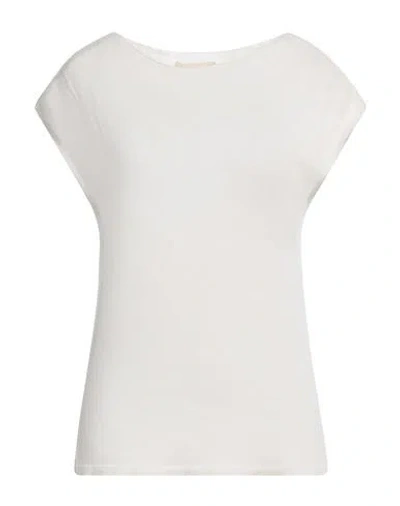 120% Lino Woman Sweater Off White Size Xl Cashmere