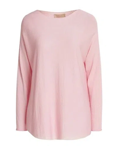 120% Lino Woman Sweater Pink Size Xs Cashmere