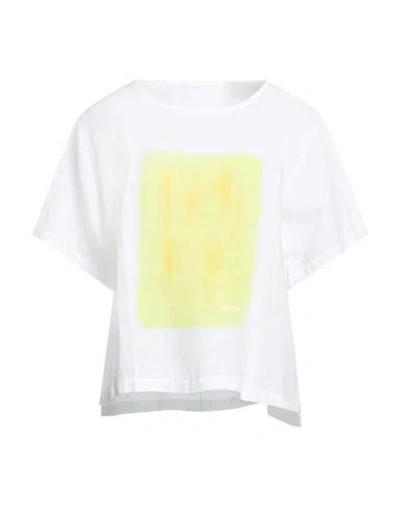 120% Lino Woman Top White Size 6 Linen