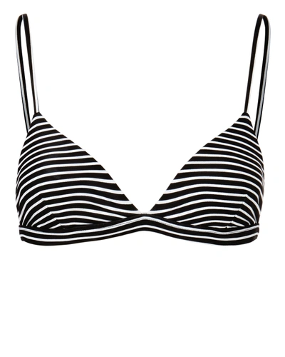 Mikoh Swim Belize Striped Triangle Bikini Top