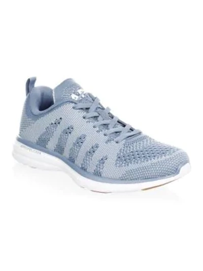 Apl Athletic Propulsion Labs Techloom Pro Sneakers In Grey Denim