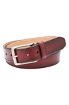 Fossil Griffin Leather Belt In Cordovan