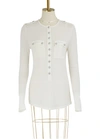 BALMAIN BUTTONED T-SHIRT,128850 147M C0050