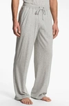 Daniel Buchler Peruvian Pima Lightweight Cotton Lounge Pants In Grey Heather