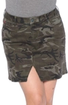 SLINK JEANS CAMO PRINT SKIRT,EL129PT732