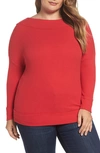 LUCKY BRAND WAFFLE THERMAL TOP,7Q63534