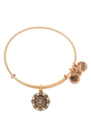 ALEX AND ANI LOTUS ADJUSTABLE WIRE BANGLE,A17EBLPPRG