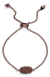 Kendra Scott Drusy Elaina Bracelet In Chocolate/chocolate Drusy