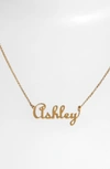 ARGENTO VIVO PERSONALIZED SCRIPT NAME WITH HEART NECKLACE (NORDSTROM ONLINE EXCLUSIVE),808885G