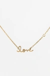 SHY BY SE 'LOVE' NECKLACE,N100-SY