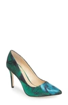 Vince Camuto Savilla Pump In Forest Fabric