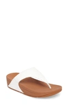 Fitflop Lulu Flip Flop In White 024