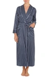 In Bloom By Jonquil Robe In Navy Stripe