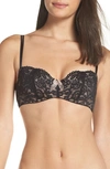 B.tempt'd By Wacoal Ciao Bella Lace Underwire Balconette Bra In Night