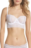 Passionata By Chantelle Blossom Underwire Bustier Bra In White