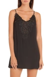 IN BLOOM BY JONQUIL BYZANTINE WASHED SATIN CHEMISE,BZA010