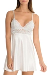 IN BLOOM BY JONQUIL LACE CHEMISE,BBL010