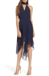 C/MEO COLLECTIVE LOVE BURNS HALTER DRESS,14171248