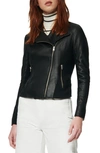 MARC NEW YORK FELIX STAND COLLAR LEATHER JACKET,MW6A1663