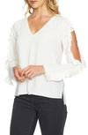 1.STATE RUFFLE COLD SHOULDER TOP,8167042