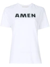 AMEN logo print T-shirt,AMS18221S1800612634548