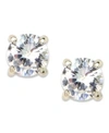 ANNE KLEIN 8MM CRYSTAL STUD EARRINGS