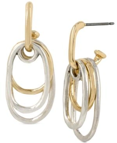 Robert Lee Morris Soho Two-tone Multi-oval Drop Earrings