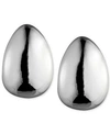 Anne Klein 3/4" Hoop E-z Comfort Clip-on Earrings In Silver Tone