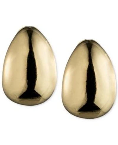 Anne Klein 3/4" Hoop E-z Comfort Clip-on Earrings In Gold Tone