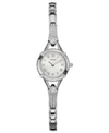 Guess Watch, Women's Silver Tone Bracelet 22mm U0135l1