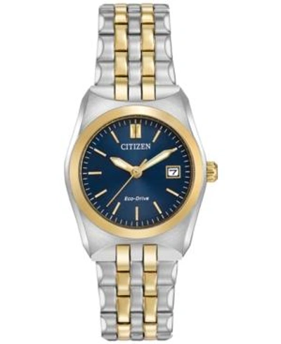 CITIZEN WOMEN'S ECO-DRIVE TWO-TONE STAINLESS STEEL BRACELET WATCH 28MM EW2294-53L