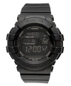 Baby-g Watch, Women's Digital Black Resin Strap 42x46mm Bgd140-1a