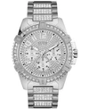 Guess Men's Stainless Steel Bracelet Watch 50mm In Silver