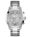 GUESS MEN'S CHRONOGRAPH STAINLESS STEEL BRACELET WATCH 45MM