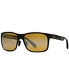 Maui Jim Polarized Red Sands Polarized Sunglasses, 423 In Tortoise Black/bronze Mirrored Polarized