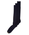 Gold Toe Men's 3- Pack Dress Metropolitan Over The Calf Socks In Navy