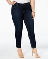 LUCKY BRAND TRENDY PLUS SIZE GINGER NAVY WASH SKINNY JEANS