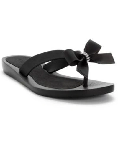 GUESS WOMEN'S TUTU EVA FASHION BOW DETAIL FLIP FLOP SANDALS