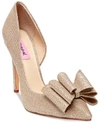 BETSEY JOHNSON PRINCE D'ORSAY EVENING PUMPS WOMEN'S SHOES